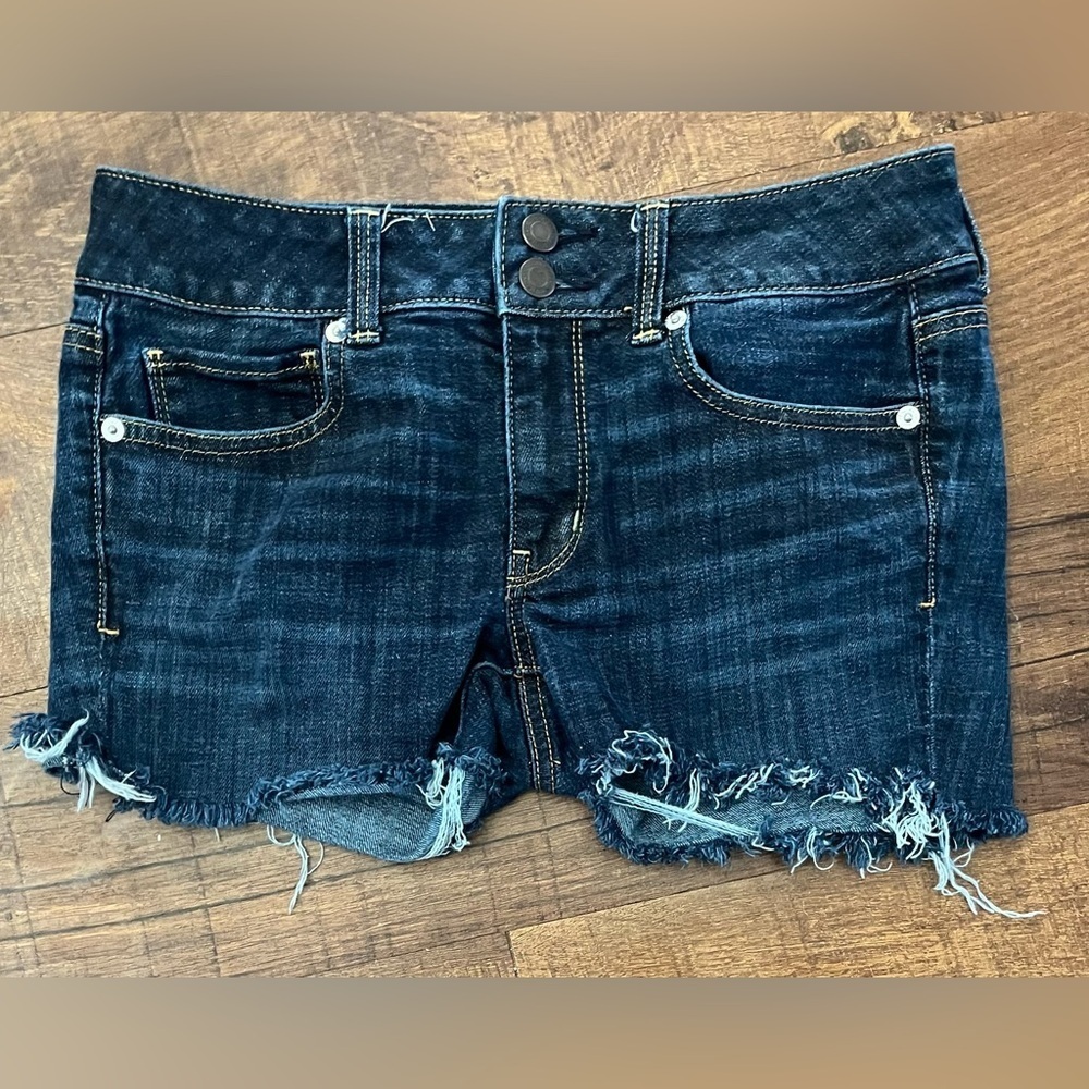 American eagle outfitters AE artist crop denim jeans shorts Sz 6